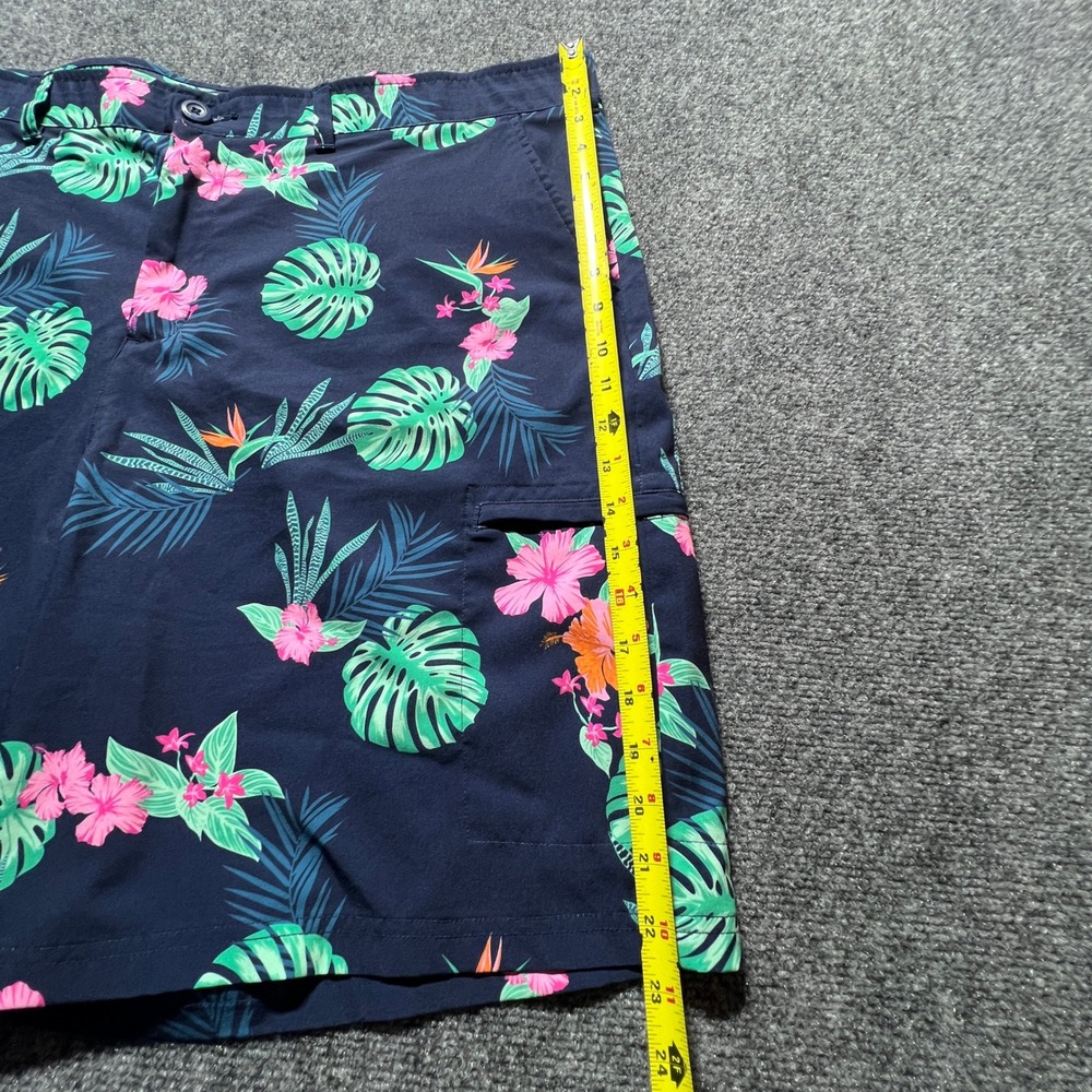 Birdie Bound Mens Tropical Hawaiian Golf Shorts Blue Size 44 Like Loudmouth - Picture 3 of 14